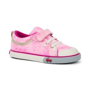 NEW SEE KAI RUN girl's kristin kids sneaker in pink/stars